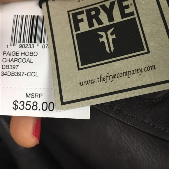Frye Gray Leather Hobo Bag - Picture 3 of 10